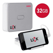 Diskett Hårddisk Backup 32Go iPhone/iPod - Vit - LINK - Lagringskapacitet 32Go - Bredd 64cm