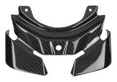 Kolfiber Bakljus Skyddskåpa, Skräddarsydd Passform för Yamaha MT-10/FZ-10, Förbättrat Skydd,svart