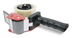 Safety Tape Dispenser 960 - RAPESCO - för bredd 50 mm - slitstarkt stål - justerbar rullbroms
