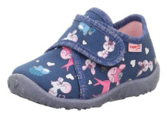 superfit Slipper Spotty ljusblå zebragrå (medium)