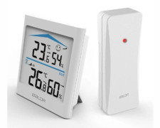 Baldr Digital LCD Väderstation Inomhus Utomhus Trend Hygrometer Termometer Trådlös Fjärrsensor