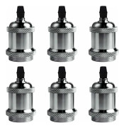 E26 Vintage Lamphållare Med Keramisk Lamphållare, Retrostil Antik Pendellamphållare, Industriell Dekorativ Retro Glödlampssockeladapter, Enkel