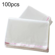100 st Transparenta Självhäftande Förseglade Plastpåsar Smycken Presentförpackning 12*18cm