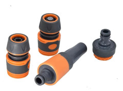 Vattensprutpistol Kit, 1 Vattensprutpistol, 1 Vattenkoppling, 1 Vatten Aquastop, 1 13mm och 19mm Adapter