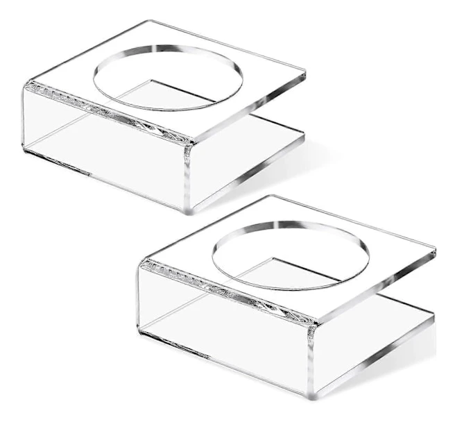 2 stycken akryl U-formade bollställ Basketbollställ