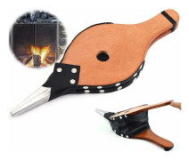 Luftblåsare för utomhuscamping, lättanvänd och förvaringsvänlig eldstadsbälg med hängrem för grill, mångsidiga tillbehör för eldstadsverktyg