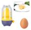Egg Chef's Companion, Manuell Dragare Golden Egg Maker, Portabla Äggskakare, Silikonvisp För Felfria Blandningar, Äggvitor Och Gulor Mix