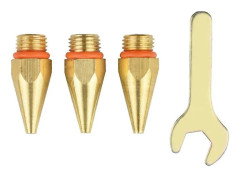 Limpatronmunstyckesset, 32mm Koppar Limpistolmunstycke (3 Storlekar) och Nyckelsortiment för Hemreparationer