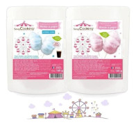 Förberedelse Sockervadd rosa & blå
