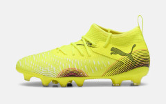 Future 8 Match Fg/Ag Jr, Yellow Alert-Puma Black-Sun St, 38 (Uk 5), Fotbollsskor