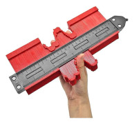 Konturmätare, 25 cm Profilmätare (10 tum Röd)