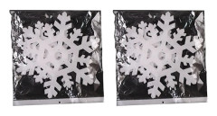 Vinter Julhängande Snöflingdekorationer, för Jul Vinter Semesterfest Hemdekorationer