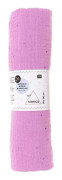 Dubbelt bomullsväv 50 x 130 cm - 130 g / m² - Lila och varmfolie Violett