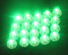 50 st Mini S LED-lampor, Dby S för, Bröllopsdekoration green