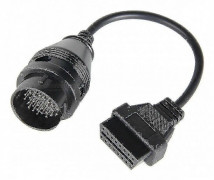 Passar Iveco 38-stifts till 16-stifts OBD2-kontaktkabel skanneradapter