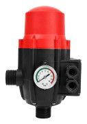 Vattenpumps tryckströmbrytare 10 bar, Elektrisk tryckströmbrytare, Auto På/Av, Auto På/Av, Rött gränssnitt: G1