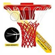 Professionellt basketnät av hög kvalitet för spelplan, ren nylon ger oöverträffad hållbarhet, enkel installation för smidigt spel, idealisk för utomhusbruk