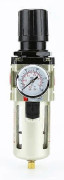 Tryckreducerare Tryckluftsregulator Filter och Mätare 1/2 " Invändig gänga G1/2