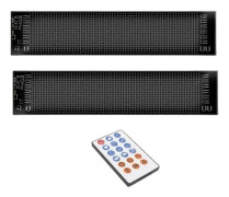 2 ST LED Ögon Vindruta Lastbil Bil Display Skärm Panel LED Ljusskylt LED Lysande Ögon för Vindruta Glas - Perfekt