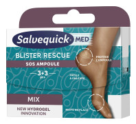 SalvequickMED Blister Rescue Mix 6 st
