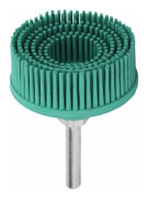 Gummislippborste Gummislippskiva Mörkgrön Borrmaskin för att Ta Bort Rost från Grater Medium Storlek Gummislippskiva Verktyg 49x38x38mm