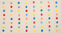 Områdesmatta Multicolour Mini Pompoms 80 x 150 cm Löpare med låg ludd för barn Lekrum