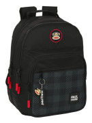 Skolryggsäck Paul Frank Campers Svart (32 x 42 x 15 cm)