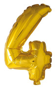 Folieballong 86 cm siffra 4