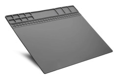 Lödningsmatta för elektronik, värmebeständig silikonreparationsmatta med delsorganisering, bred användning och halkfri design för hög