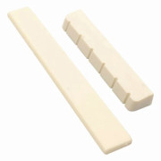 6-strängad benklassisk gitarr stall och sadel mutter ersättningsdelar 80 mm 52 mm för 6-strängad akustisk gitarrersättning
