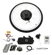 Elcykelkonverteringskit, 1000W borstlös motor, LCD-display,svart