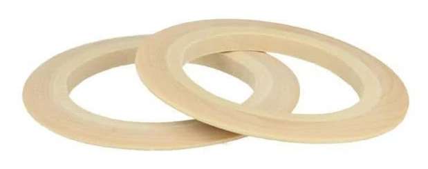 Armband i trä Lucy platt 15mm 2 delar