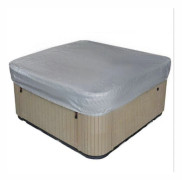 Högkvalitativt Dammtätt Vattentätt Spa Badkarsskydd Varmt Badkarsskydd Oxford Poolskydd silver 244x244x30cm