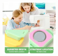 Magnetisk sömguide för symaskin, polygonal stark magnetisk mätare, multifunktionell anti-rullad fållpressarfot med skala