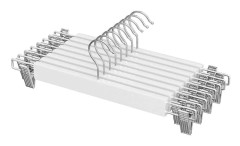Byxhängare set om 8 med clips
