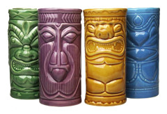 4-Pack Muggar - Tiki Mugg Set