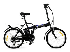 Hopfällbar elcykel - 6-växlad - litiumbatteri