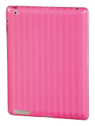 HAMA iPad Skal Randig Rosa Passar iPad2,3,4