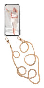Boom Huawei P30 Lite mobilhalsband skal - Chain Gold