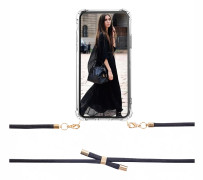 Boom iPhone 11 skal med mobilhalsband- Rope Black