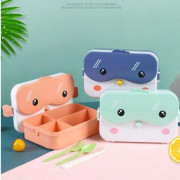IC Bento Lunchlåda Rektangulär Läcksäker Plast Anime Portabel Låda