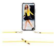BOOM iPhone 14 Pro Max skal med mobilhalsband - Rope Yellow