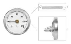 Anliggningstermometer 0-120°C - Termometer—pa