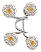 Byxknappar för midjejustering, stansfria, återanvändbara, justerbara, avtagbara knappnålar, byxklämmor för midja, prästkrage