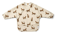 LIEWOOD - Merle Dining Apron - Bibbor - 1493 - Leopard / Sandy - L82 x H43 cm