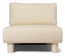 Ferm Living - Dase Sofa - Modulär soffa - Center - Nordic Bouclé - Off-white - W: 91 x H: 73 x D: 100 cm
