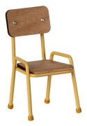 Maileg - Chair - Mouse - Tillbehör till dockor - Yellow - H9x W5 x D5 cm