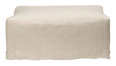 Ferm Living - Catena Sofa - Small - Modulär soffa - S501 / Loose Drape - Natural - H42 x W95 x D70 CM