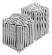 Trädgårdspoolplattor-VEVOR-Set om 55-30x30x1,5 cm Grå Klippbar Öppen PVC-platta-för Terrass Kök Spa Badrum