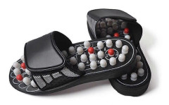 Fotmassage för plantar fasciit, reflexologi tofflor sandaler, massageverktyg avslappningsgåvor till mamma pappa (02M)